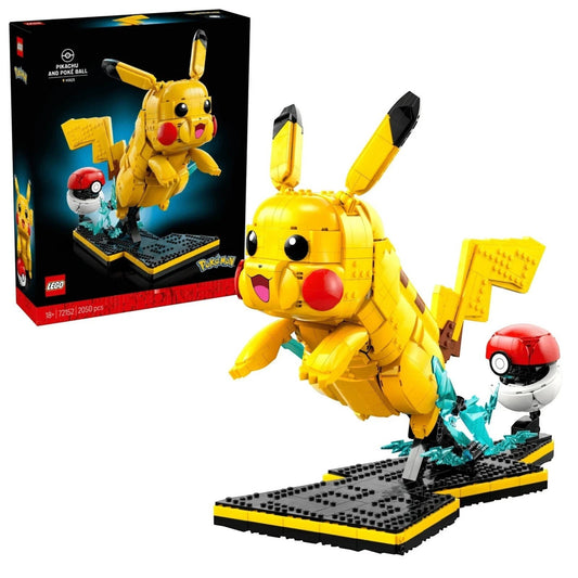Pikachu And Poke Ball Building Set
