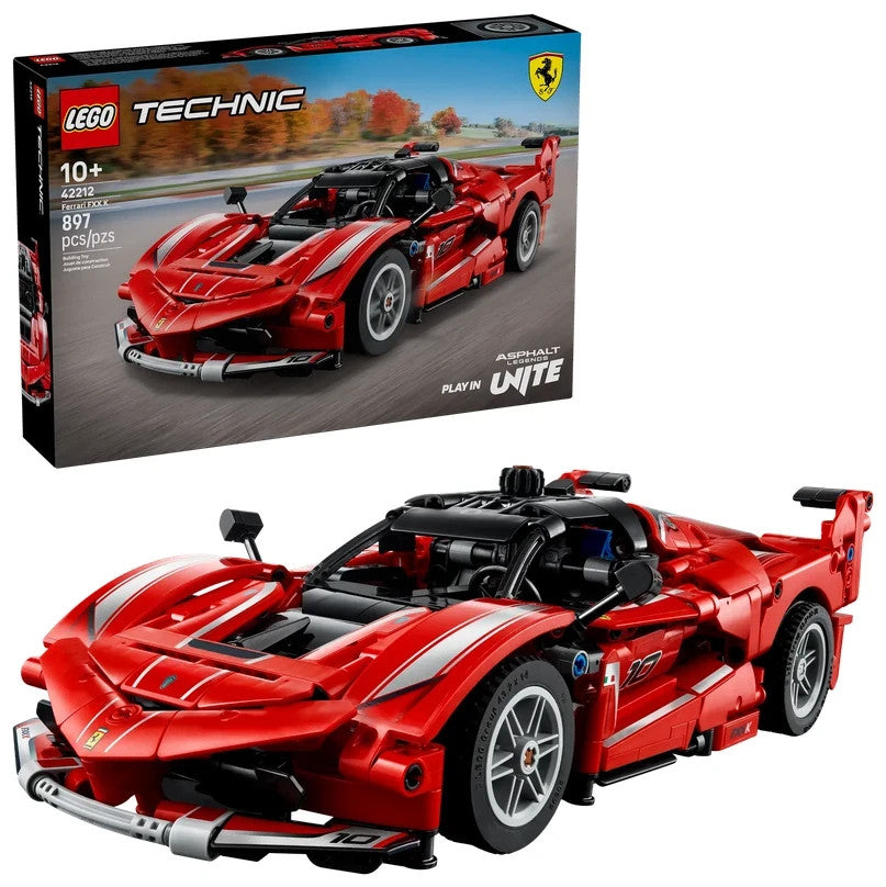 Lego Technic 42212 Ferrari FXX K con motore V12 con pistoni mobili portiere