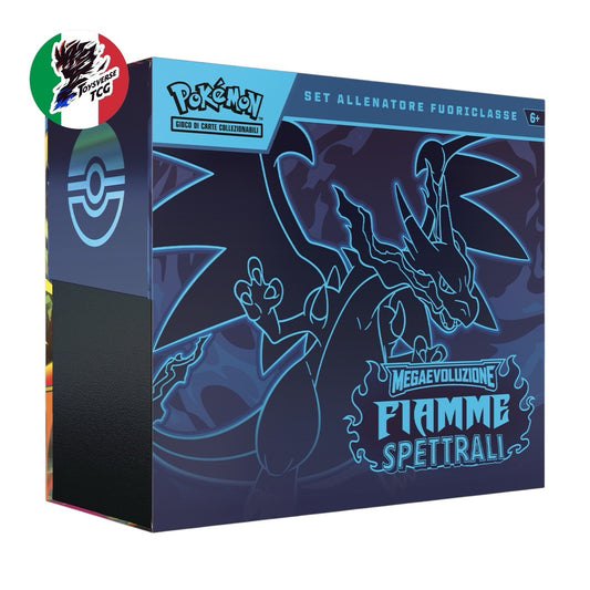 Pokemon ETB Set Allenatore Fuoriclasse Fiamme Spettrali Italiano Selaed Nuovo