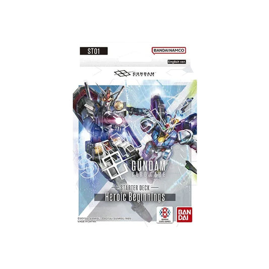 Starter Deck Heroic Beginnings ST01 – Gundam Card Game - NEW AND SEALED