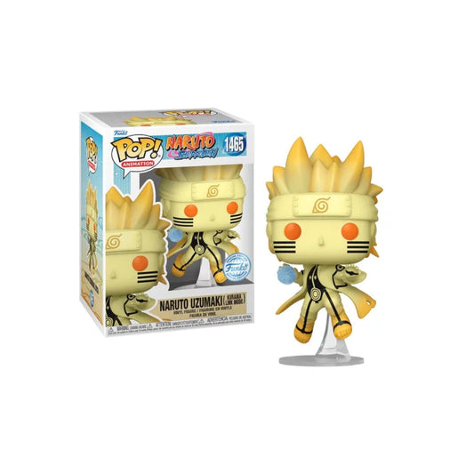 Funko Pop! Naruto Shippuden – Naruto Uzumaki Kurama Link Mode #1465 (Vinile 13,1