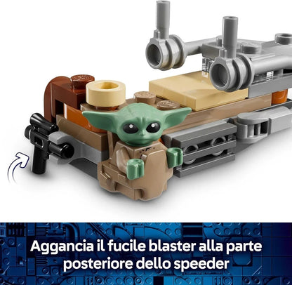 LEGO Set 75436 - The Mandalorian e Grogu's Speeder Bike