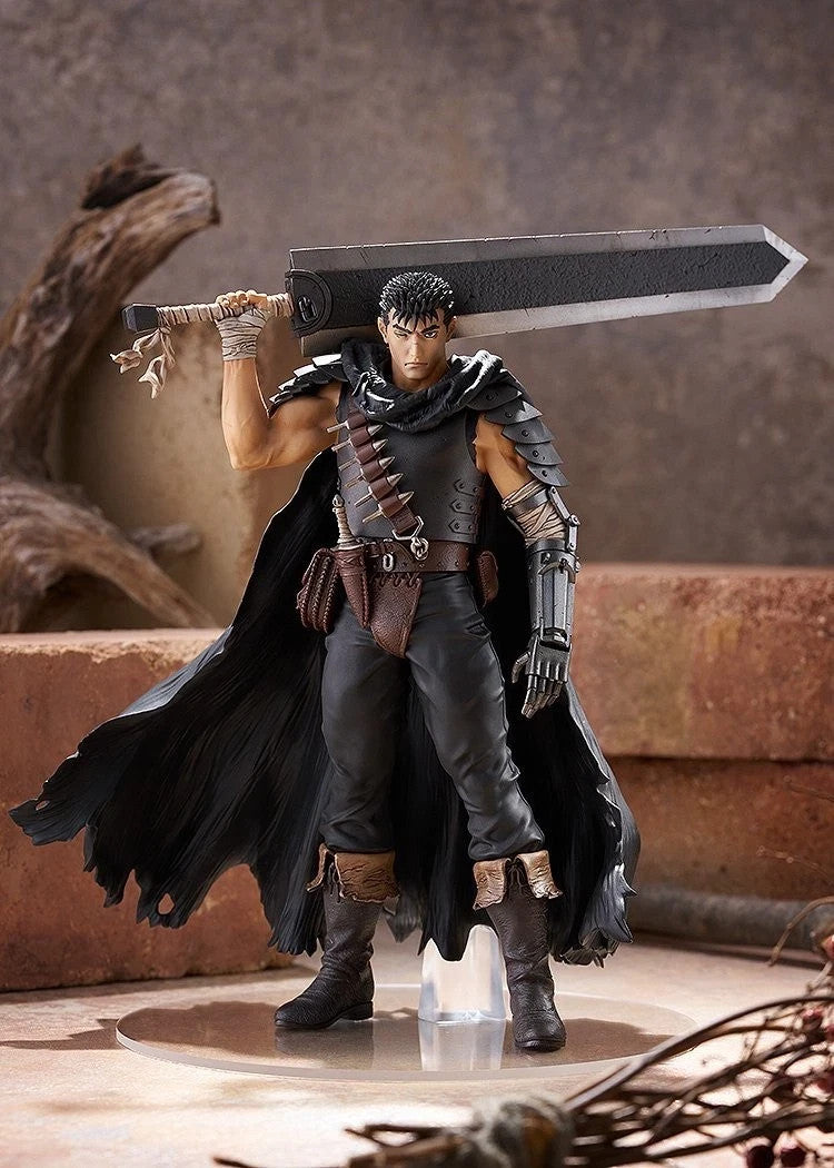 BERSERK Guts Black Swordsman Pop Up Parade L Big Size Statue Gatsu Max Factory
