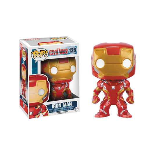 Funko Pop! Iron Man Mark 46 – Captain America: Civil War #126 (Vinile 9,5 cm)