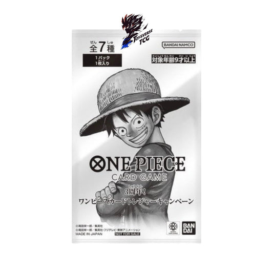 One Piece Card Game 3rd Anniversary Treasure Campaign Promo Pack - Japanese