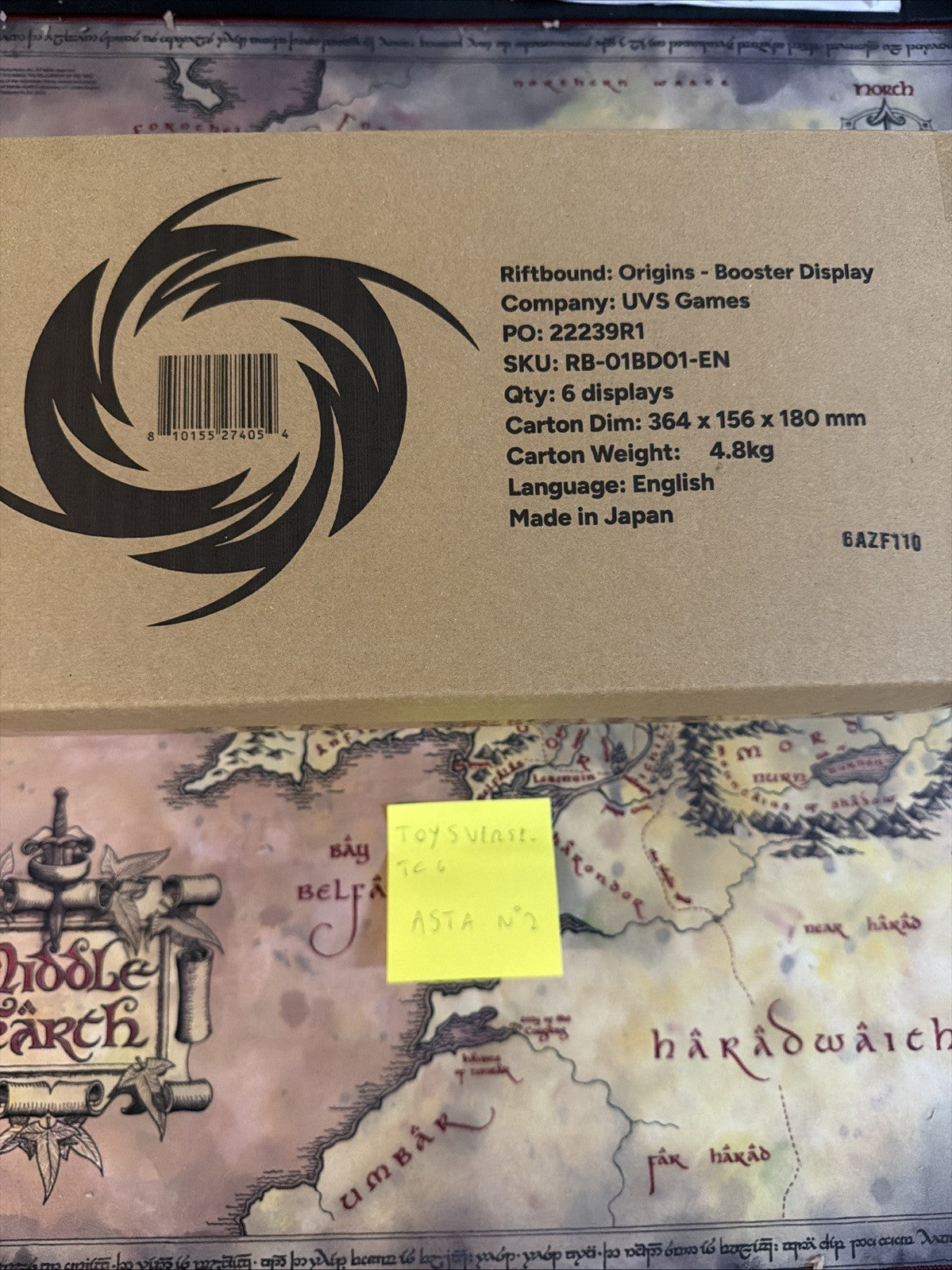 Riftbound TCG Sealed CASE 6x Set One Origins Booster Box - ENG ENGLISH