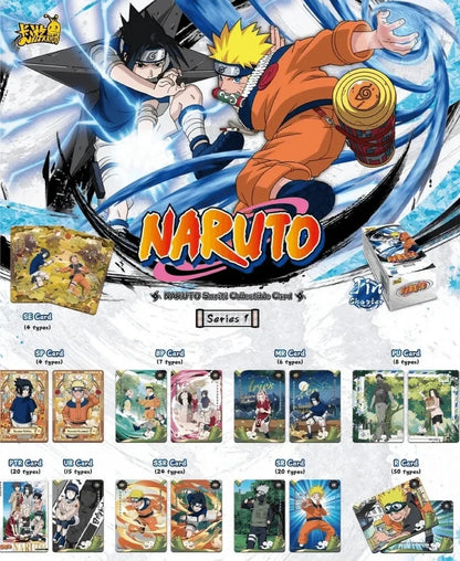 Naruto Smriti Heaven Scroll Collectible Cards 01 Series Box 12 bustine ENGLISH