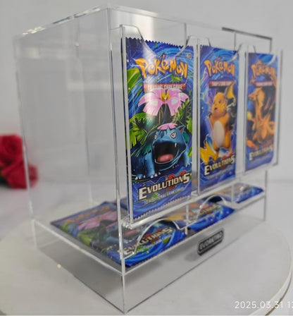 EVORETRO 3 Slot Booster Pack Dispenser Acrylic (cardgame)