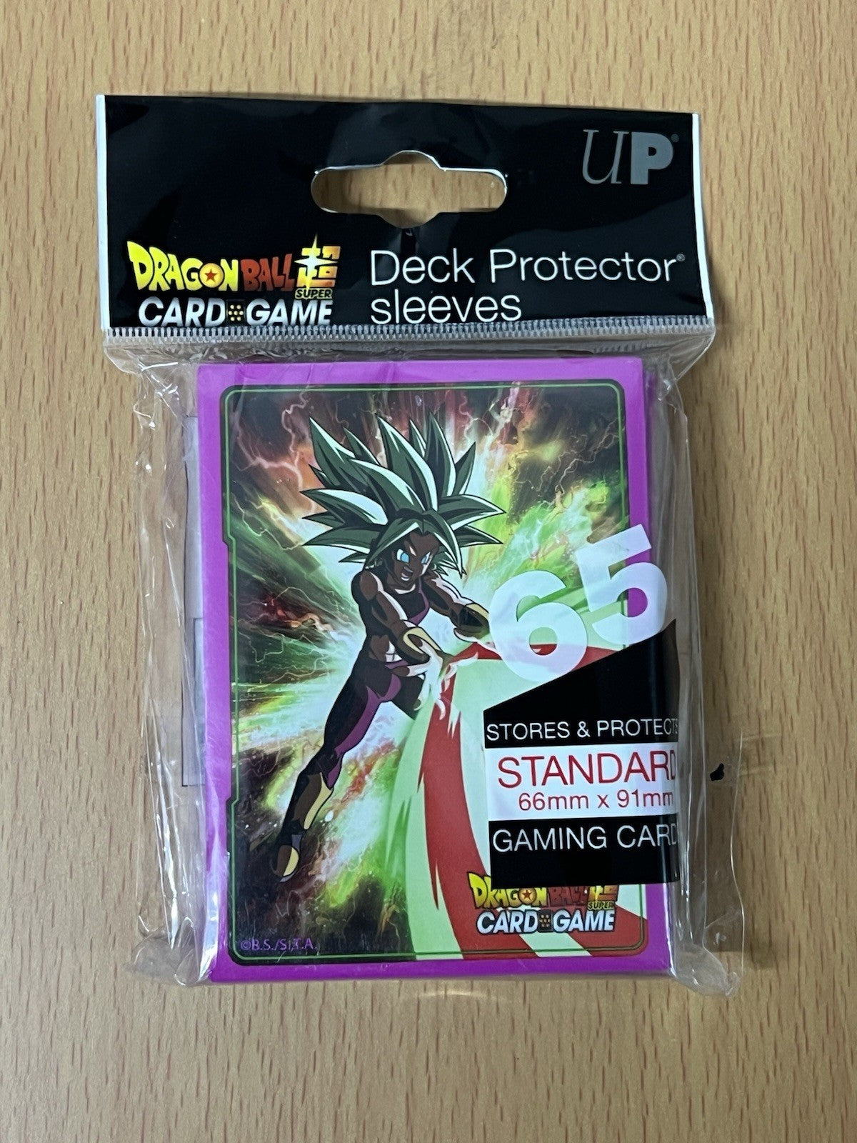 Dragon Ball super Card Game Sleeve Kefla Potara Fusion 65 Pcs