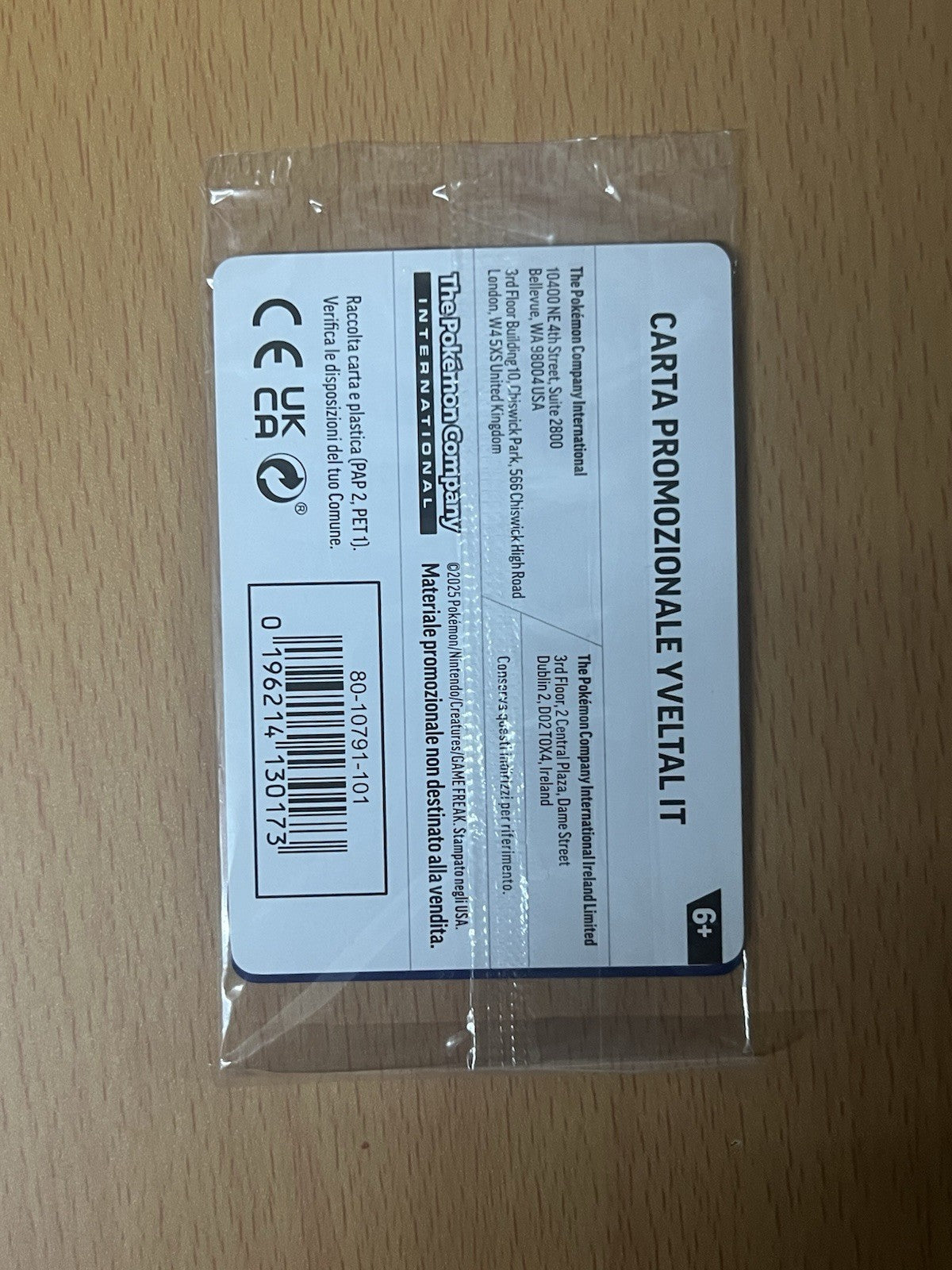 Pokemon Yveltal 088/132 Stamped | Promo Megaevoluzione MEG Italiano | Sealed