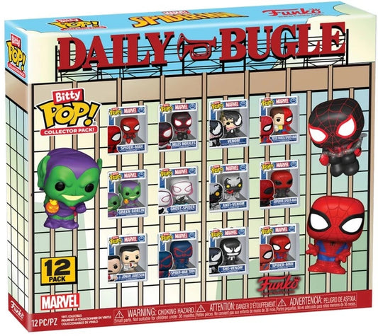 Merchandising Marvel: Funko Pop! Bitty Pop - Spider-Man (Daily Bugle Set) (12 Pa