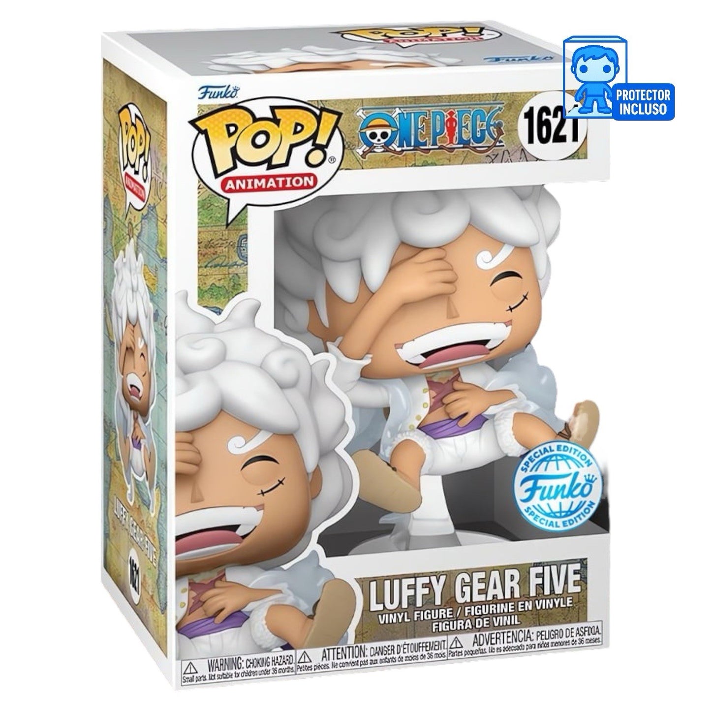 Funko Pop! One Piece Luffy Gear 5 #1621 – Special Edition Figure + Protector