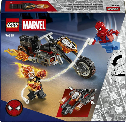 LEGO MARVEL Spider-Man vs. Ghost Rider in motocicletta 76335