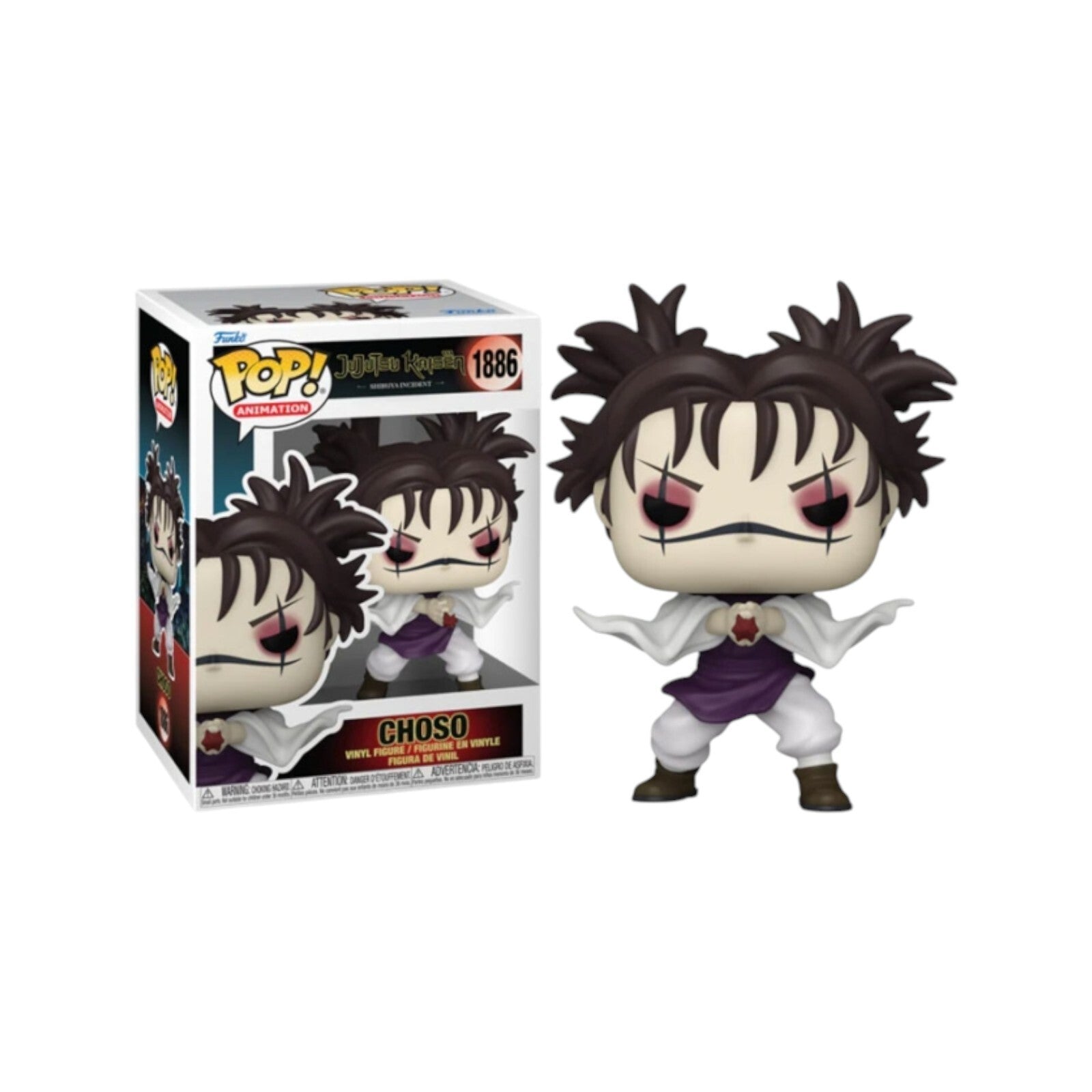 FUNKO POP ! Animation - Jujutsu Kaisen (1886) Kaisen Choso Vinyl Figure 9cm
