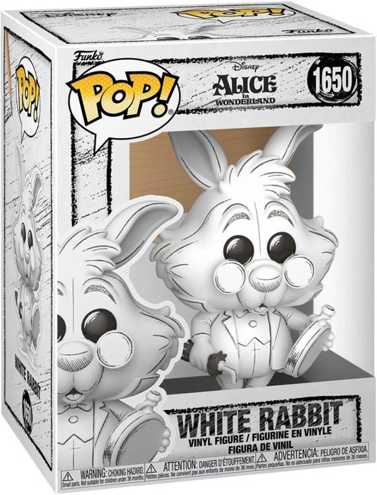 Figura - Disney: Funko Pop! - Sketched - White Rabbit (vinyl Figure 1650)