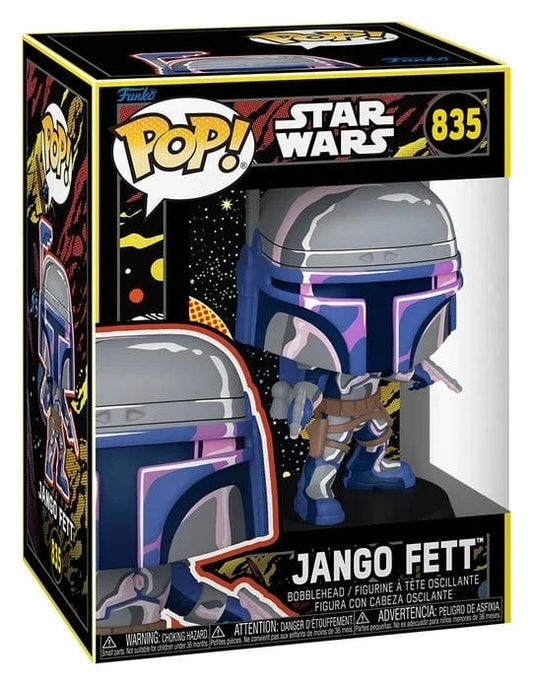 Star Wars: Mandalorian & Grogu Pop! Vinile Figura Jango Fett (retro) 9 Cm Funko