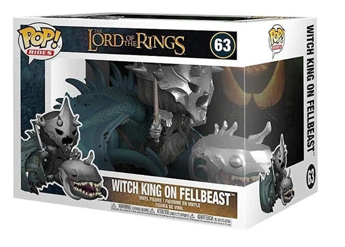Figura - Lord Of The Rings (the): Funko Pop! Rides - Witch King With Fellbeas...