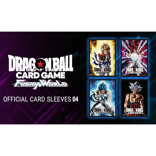 Dragon Ball Super Card Game Fusion World Official Card Sleeves v4 (Set of 4)