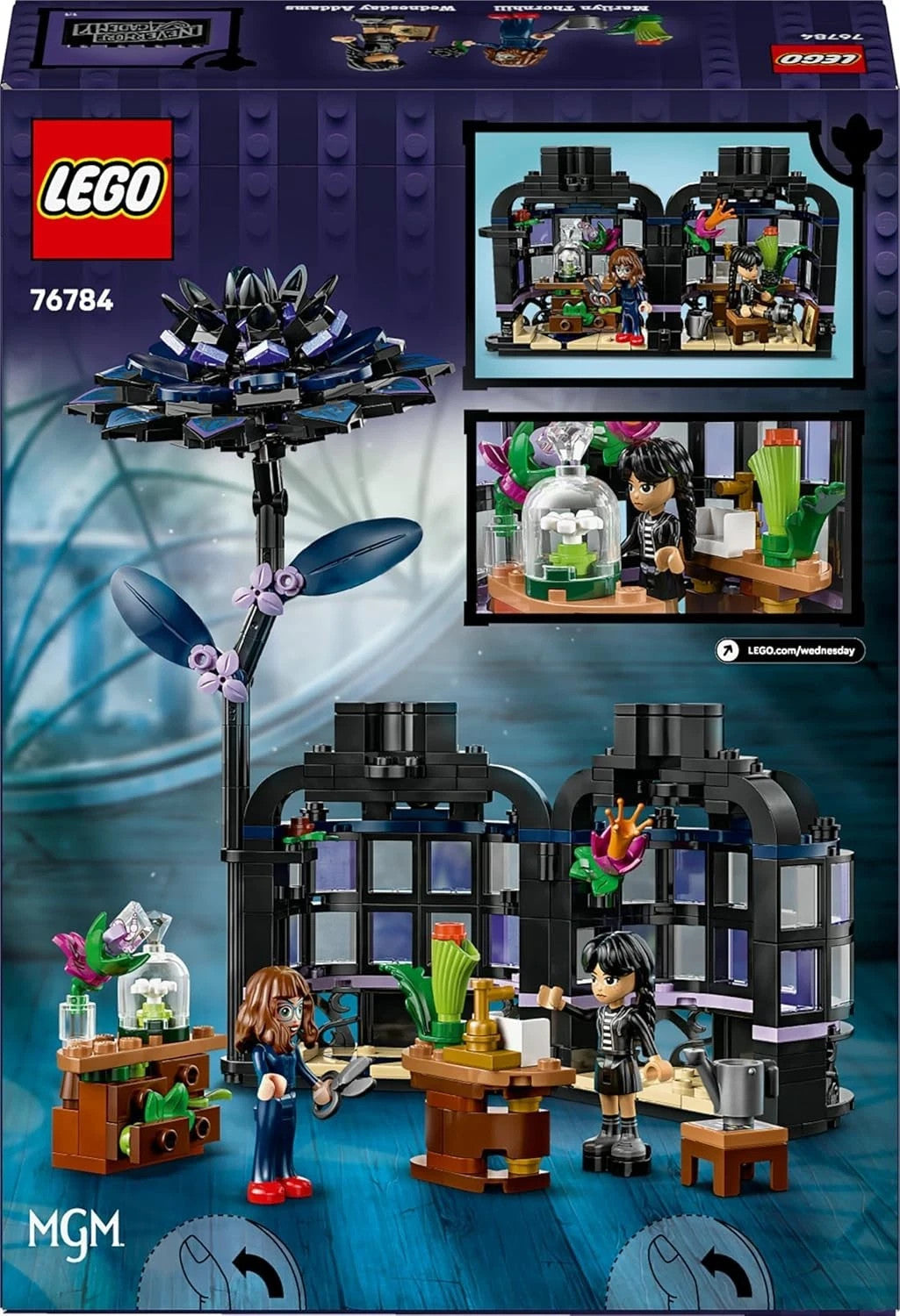 LEGO WEDNESDAY Fiore di dalia nero 76784