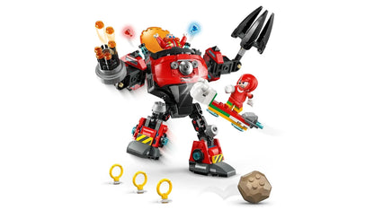 Lego Sonic The hedgehog 77005 Knuckles vs. il Mech Egg Crusher del Dr. Eggman