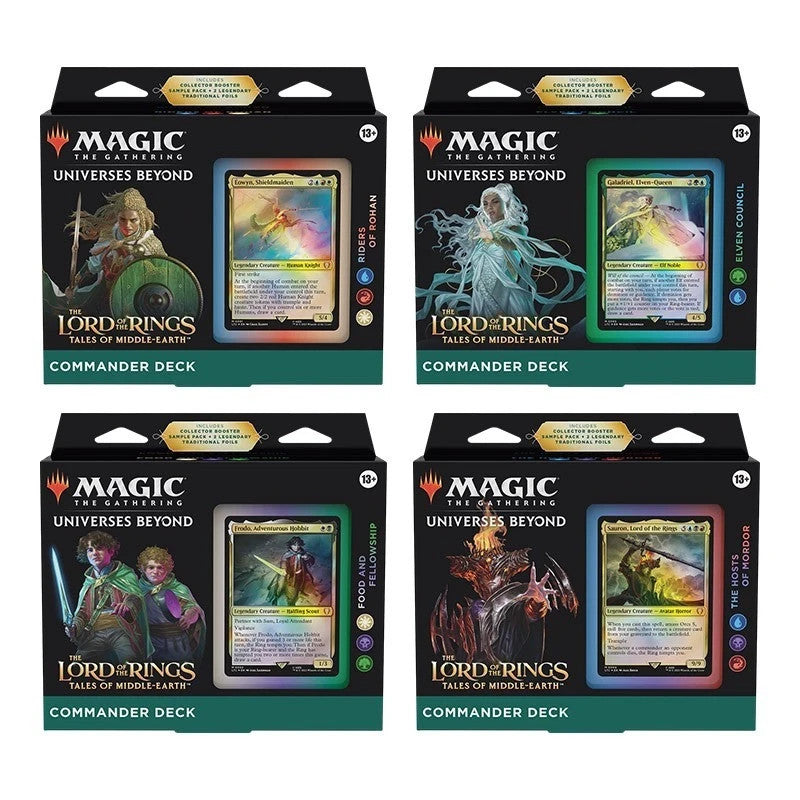 Lord of the Rings: Tales of Middle Earth Commander Deck (4 Decks) ENG Sealed NEW