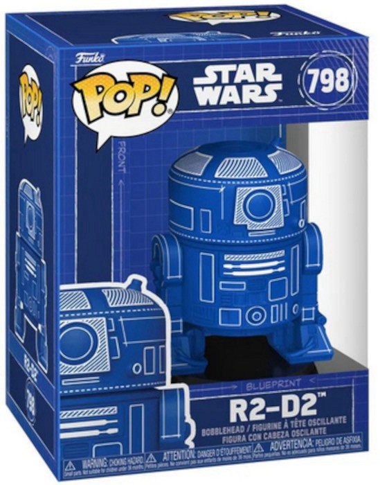 FUNKO POP Star Wars R2-D2 (Blueprint) Booble 798