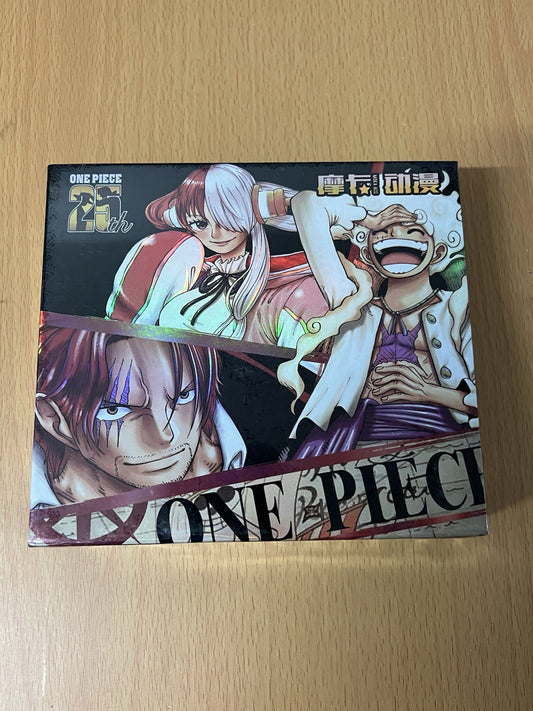 One Piece Trading Card 8 Pack Booster Box Anime TCG New Sealed 25th Shanks RARE
