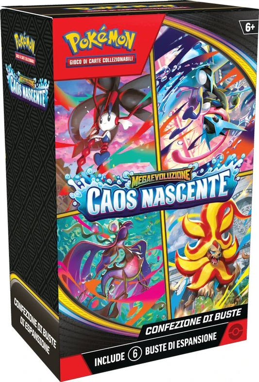 Megaevoluzione Caos Nascente Bundle 6 Buste (ITA) Pokémon Company Internat