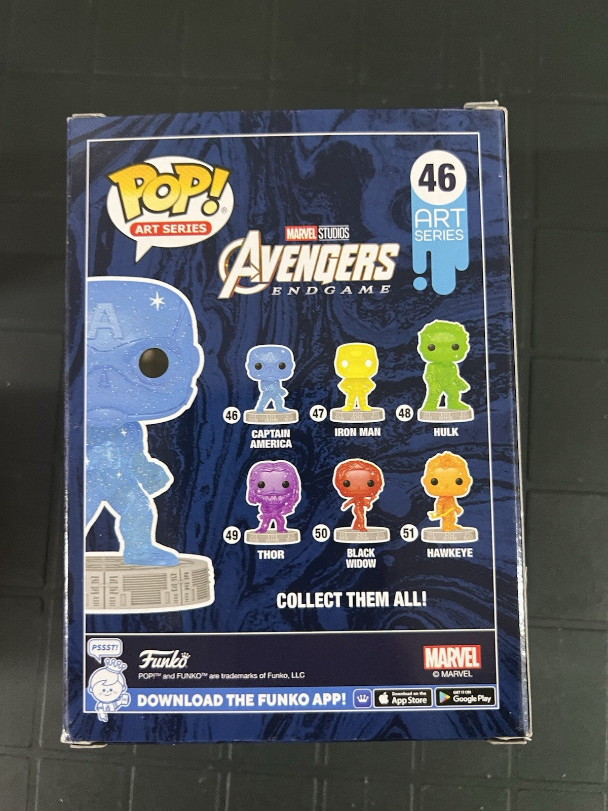 FUNKO POP VINYL FIGURE MARVEL INFINITY SAGA CAPTAIN AMERICA 46 NEW