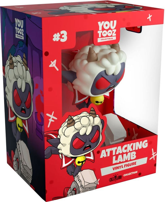 Youtooz Cult of the Lamb Attacking Lamb Vinyl Figure Gift Idea Collection Toy