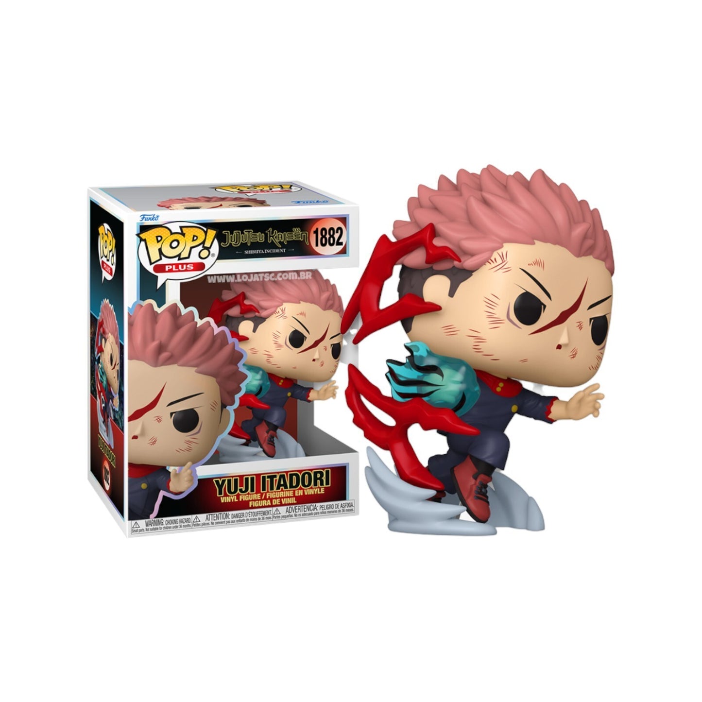FUNKO POP ! Animation - Jujutsu Kaisen (1882) Yuji Itadori (Fist) Figure 9cm