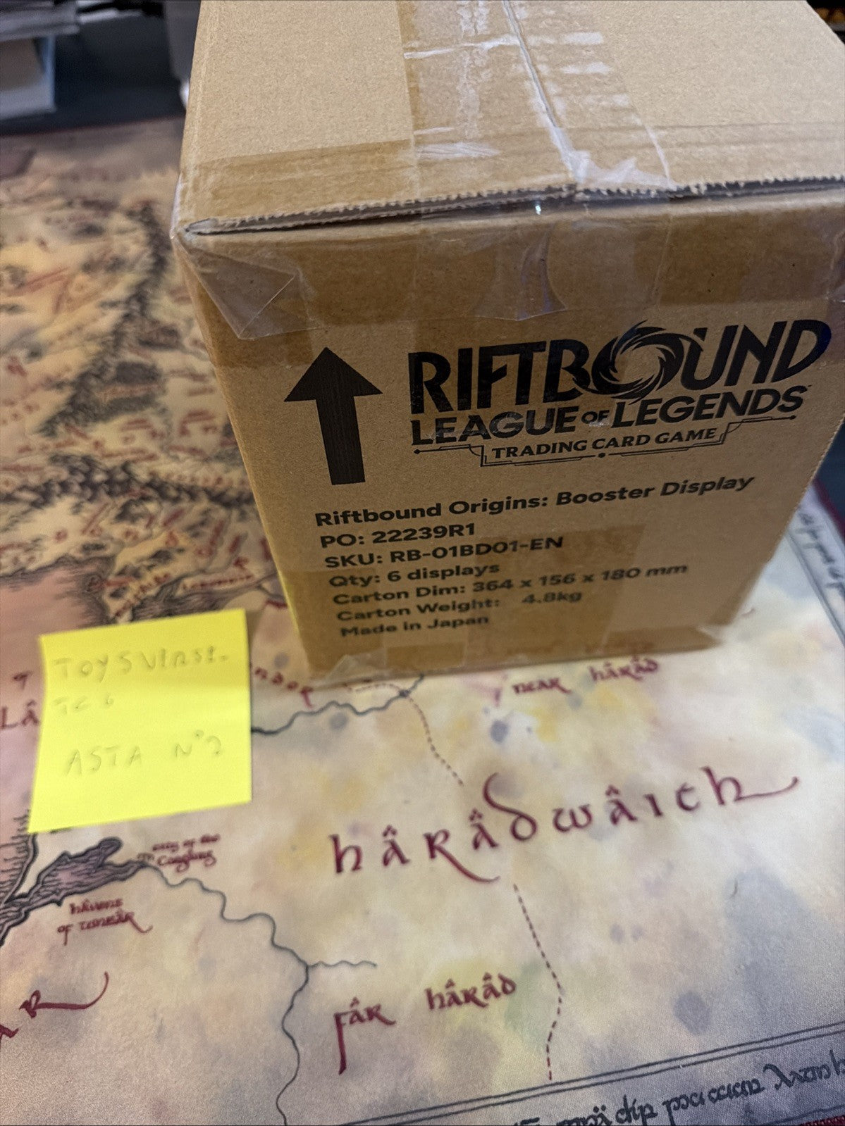 Riftbound TCG Sealed CASE 6x Set One Origins Booster Box - ENG ENGLISH
