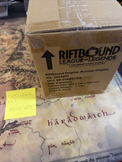 Riftbound TCG Sealed CASE 6x Set One Origins Booster Box - ENG ENGLISH