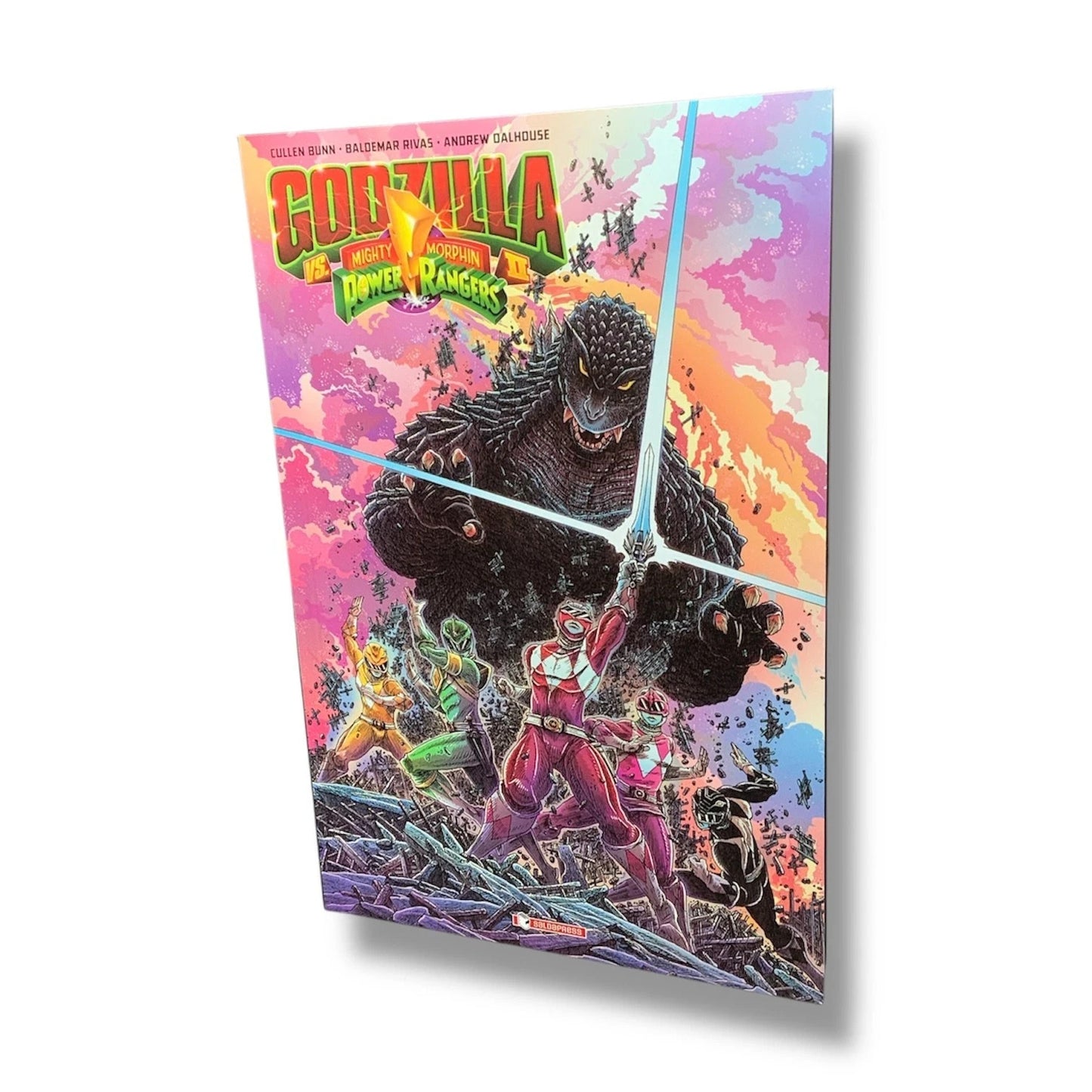 GODZILLA Vs. THE MIGHTY MORPHIN POWER RANGERS n. 2 Variant - fumetto Saldapress