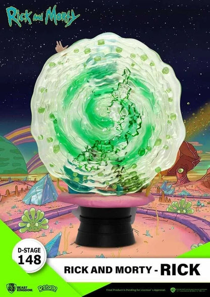 Rick & Morty D-Stage PVC Diorama Rick 14 Cm Beast Kingdom Toys