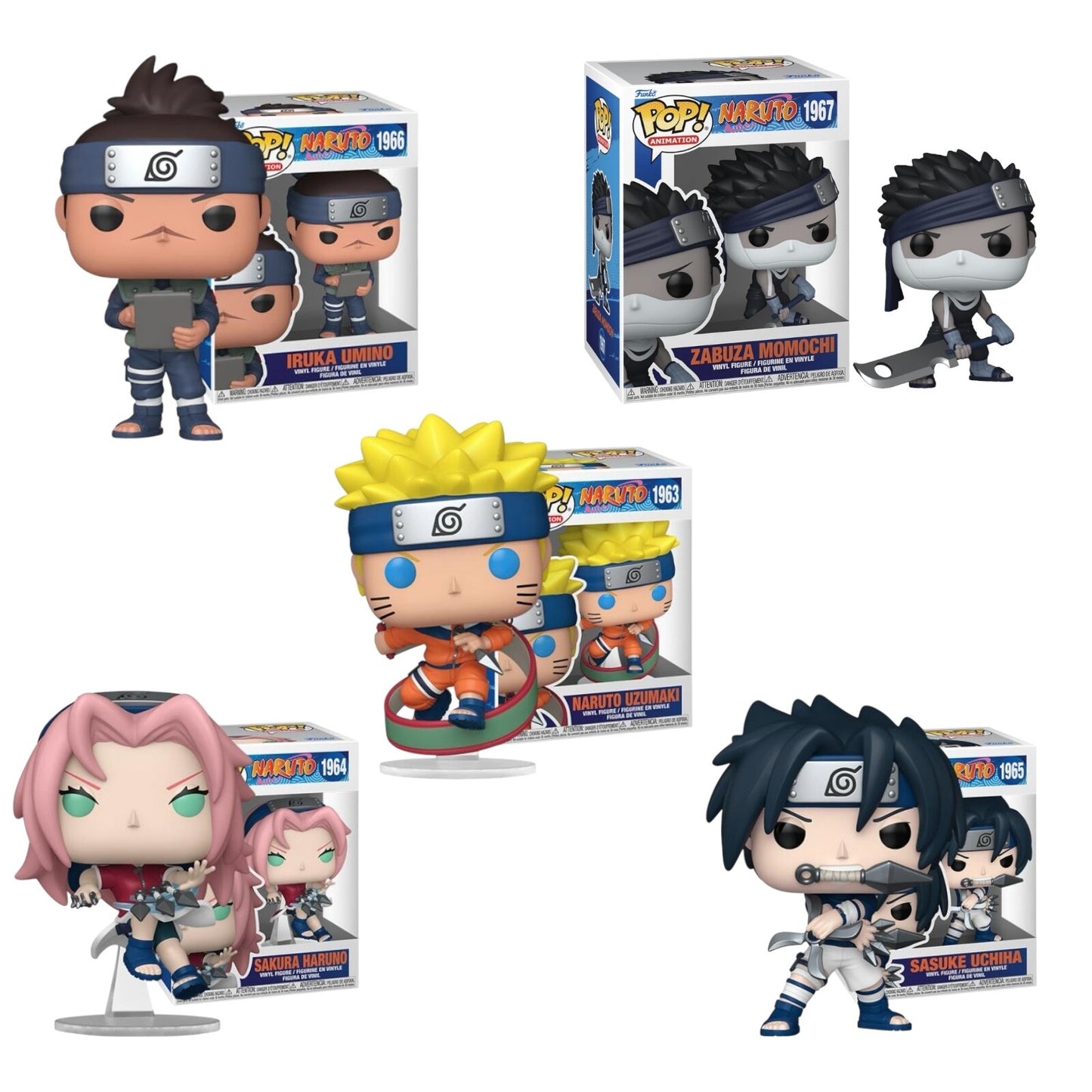 Naruto Pop! Animation Figures single or complete pack