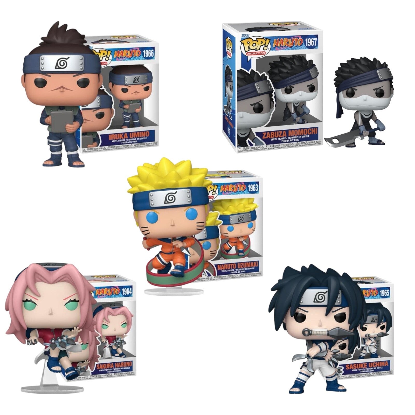 Naruto Pop! Animation Figures single or complete pack