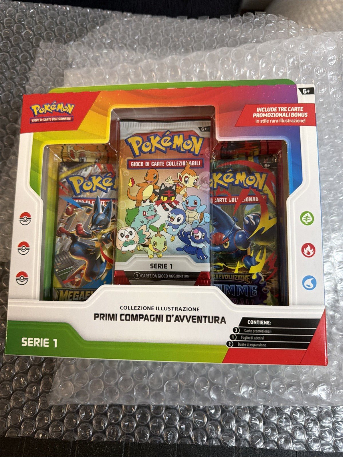 Pokémon Collezione Illustrazione Primi Compagni d’Avventura Serie 1