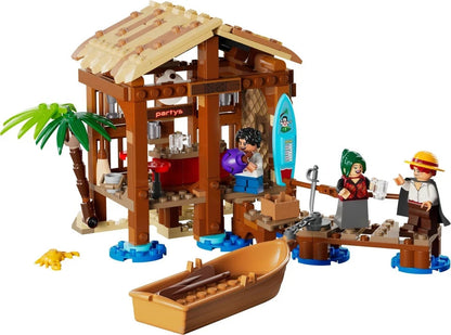 Lego One Piece 75636 La capanna del Villaggio Foosha con barca e minifigure
