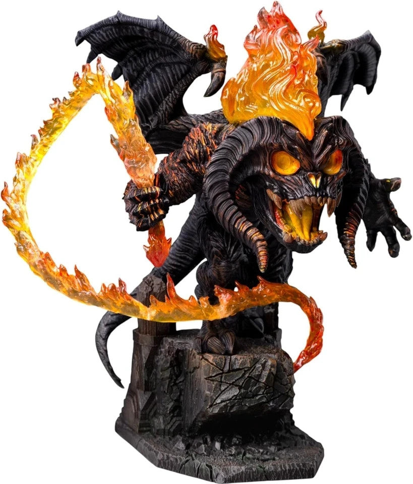 Iron Studios Collectible Statue Balrog Lord of The Rings Minico Polystone Resin