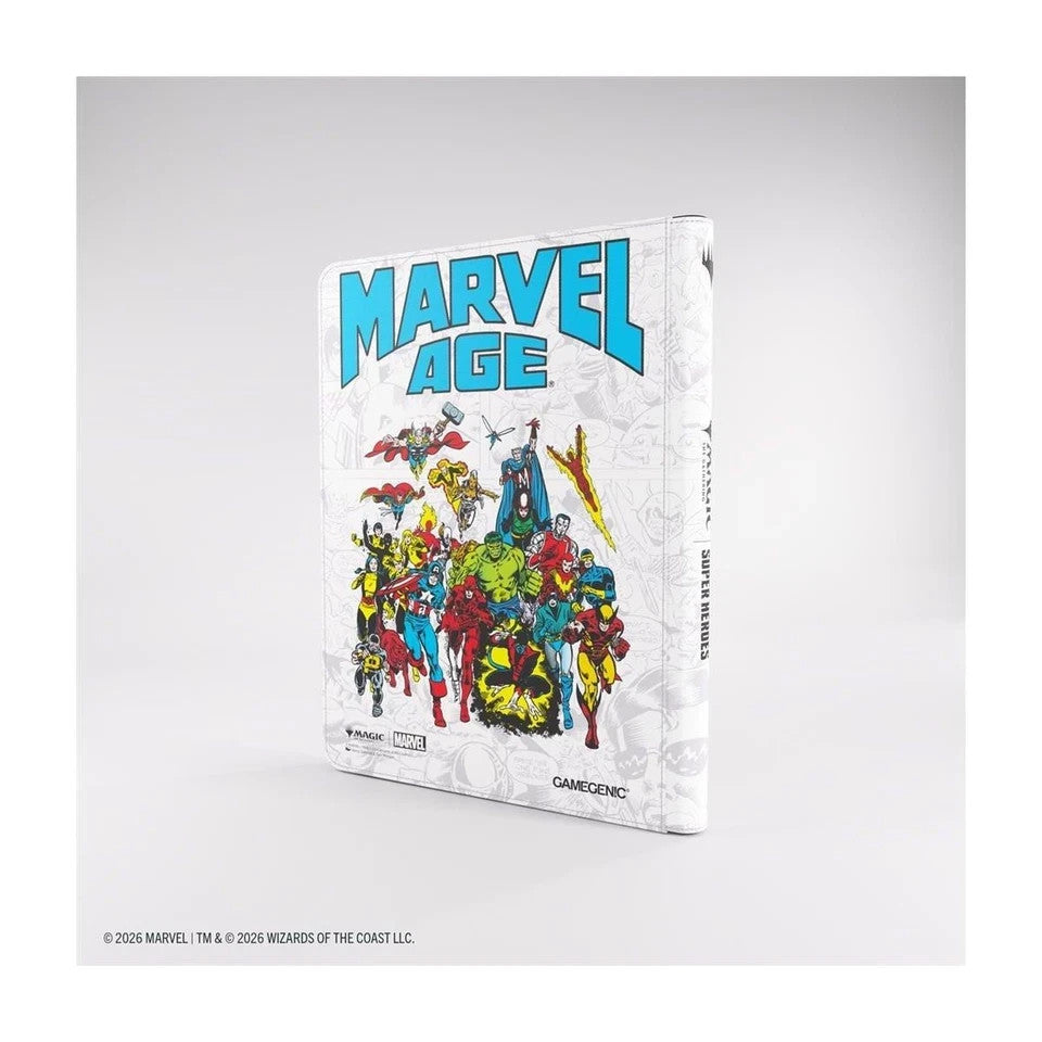 Raccoglitore Zip-Up Album Gamegenic 9 Tasche Magic Marvel Age mtg