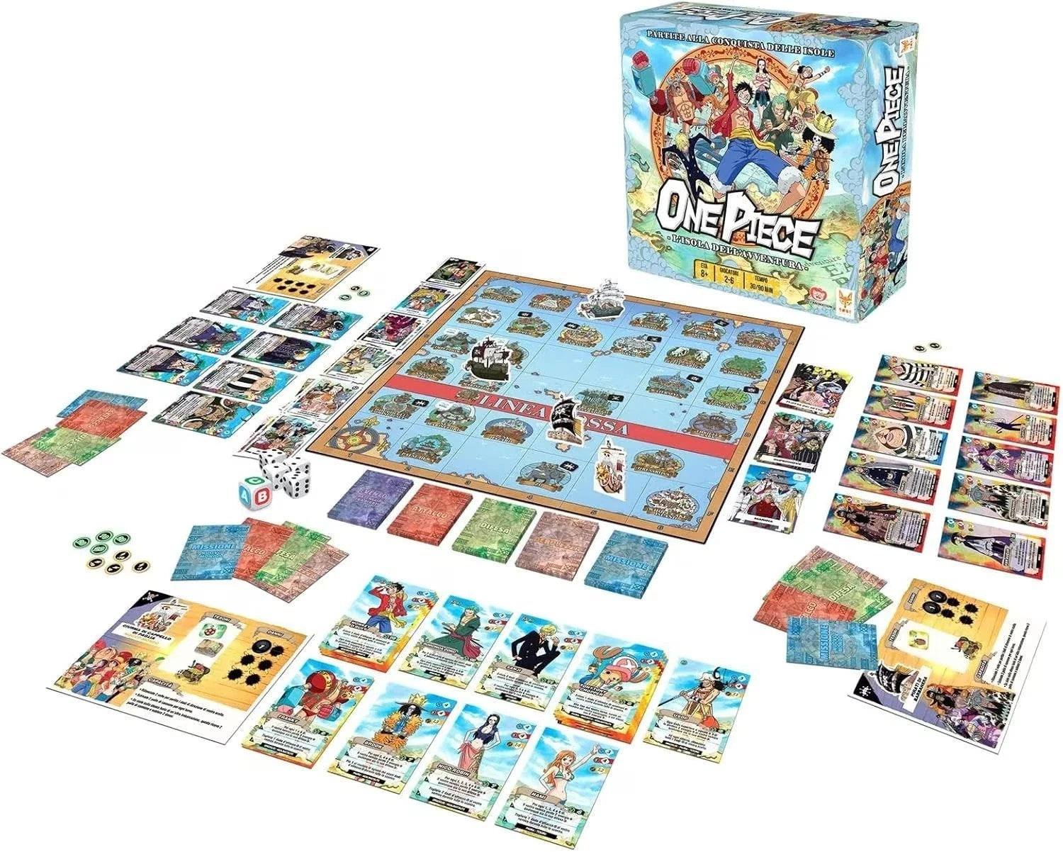 One Piece – L’Isola dell’Avventura – Gioco da Tavolo Strategico