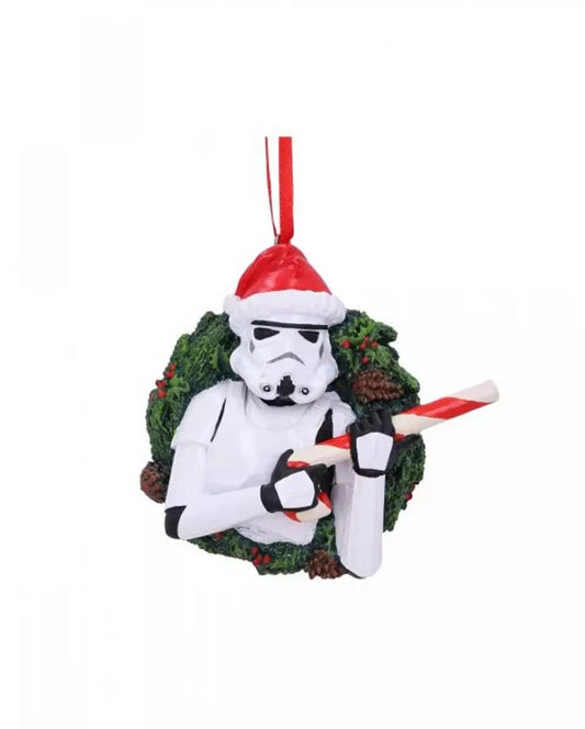 Stormtrooper con Cappello e Sacco di San Nicola Decorazione Natalizia- star wars