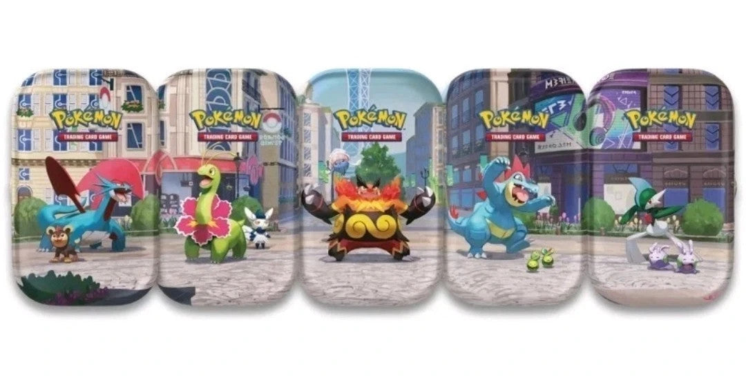 Pokemon Mini Tin Luminopoli Set composto da 5 Artwor Italiano 1pz. per grafica