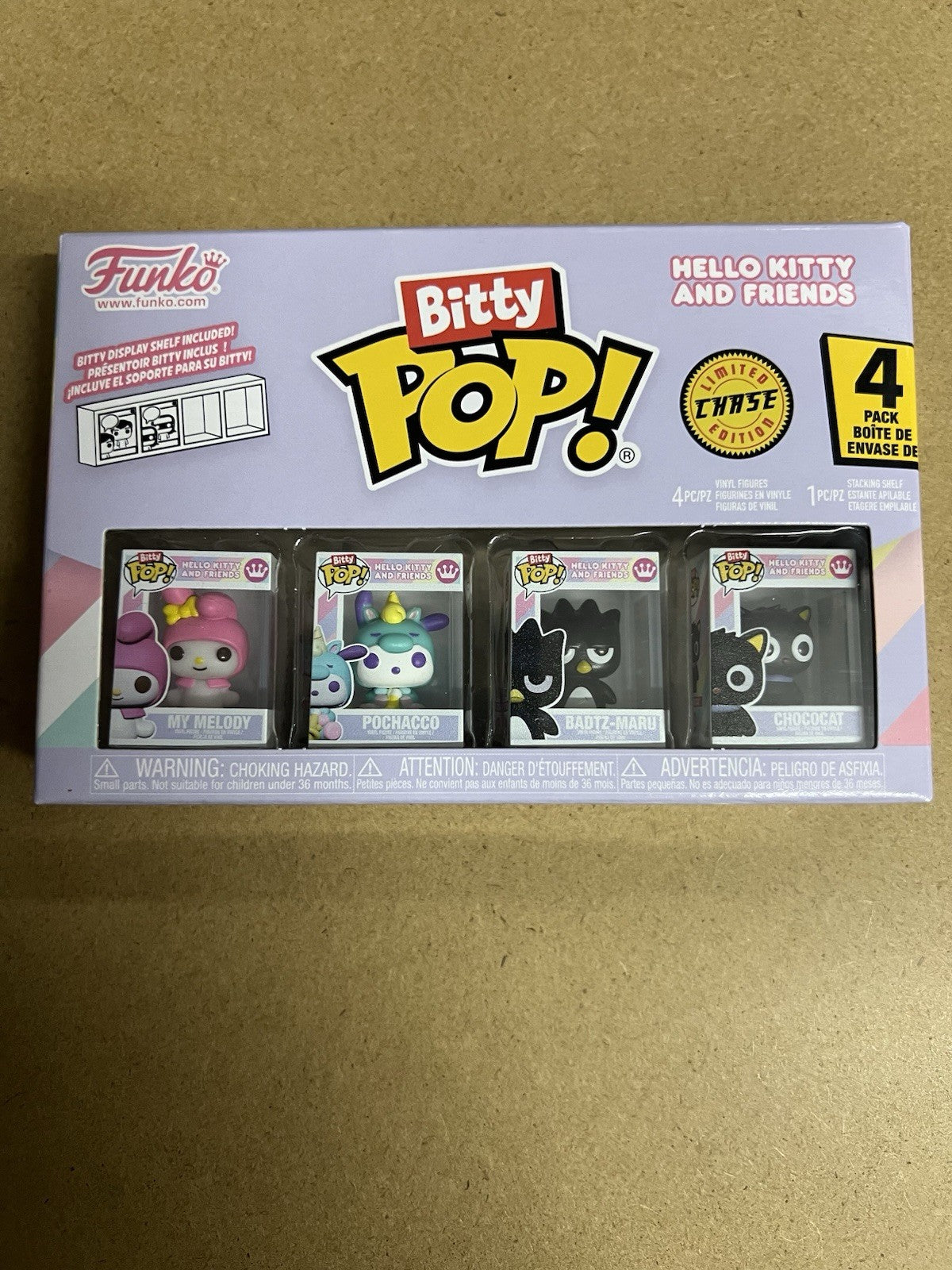 Funko Bitty POP! 4 Pack Hello Kitty & Friends Limited Chase Edition Sealed