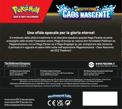 POKEMON CAOS NASCENTE BOX 36 BUSTINE ITA SIGILLATO