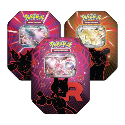Tin da Collezione Pokemon Mewtwo ex del Team Rocket Italiano Complete Bundle ITA