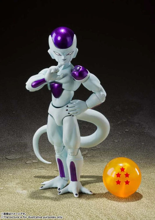 IN STOCK Bandai Dragon Ball Z S.H. Figuarts Frieza Fourth Form 12 cm NUOVO