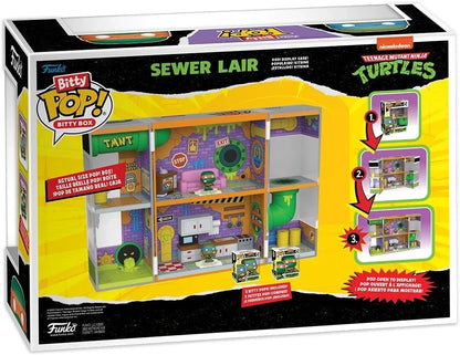 Funko Bitty Pop! Bitty Boxes: Teenage Mutant Ninja Turtles - Sewer Home Playset 