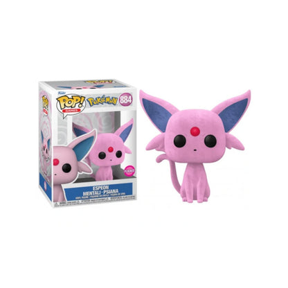 Funko! POP Flocked Exclusive Pokemon Espeon 884 evee evolution